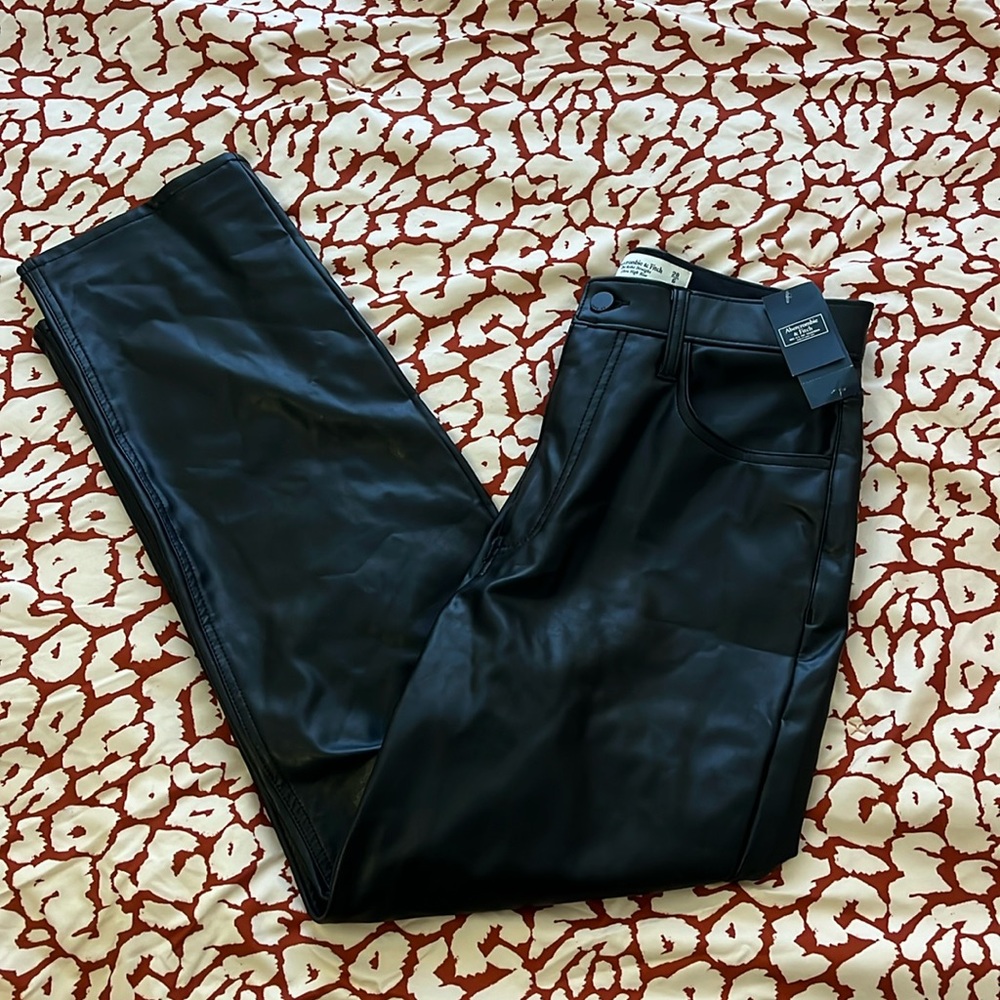 NWT Abercrombie leather pants